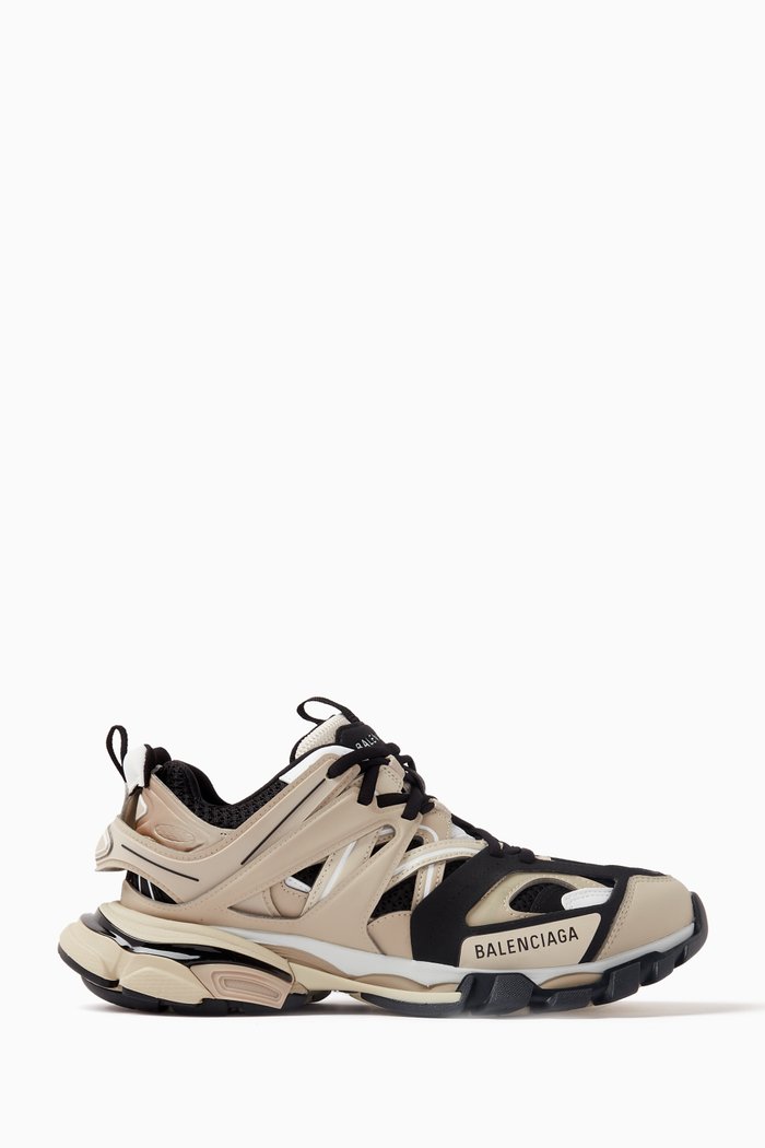 

Track Sneakers in Mesh & Nylon, Neutral