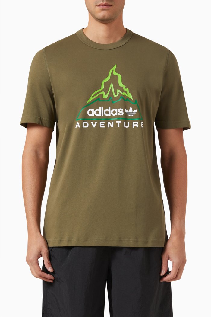 

Adventure Graphic T-shirt in Cotton-jersey, Neutral