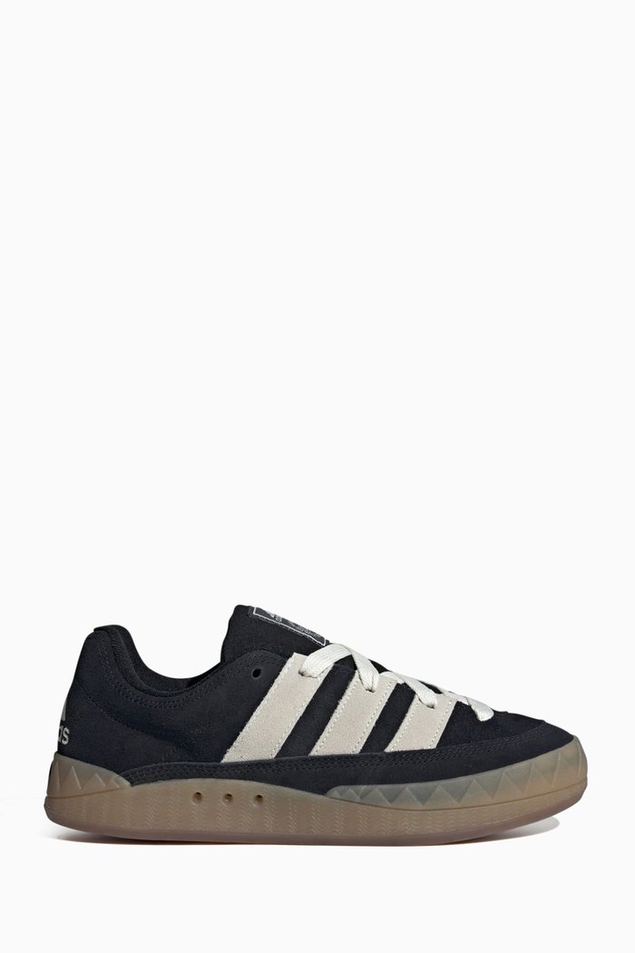 

Adimatic Low-top Sneakers in Suede, Black