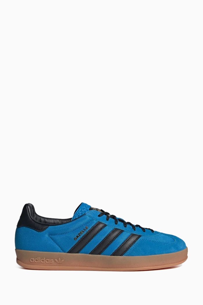 

Gazelle Indoor Sneakers in Suede, Blue