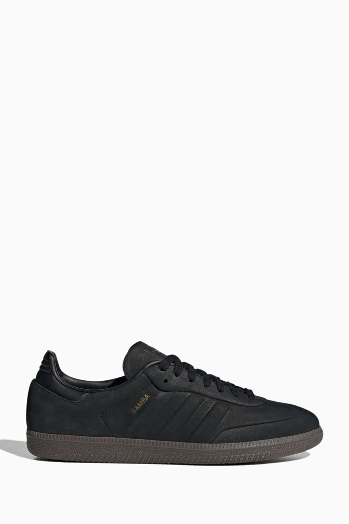 

Samba Sneakers in Leather, Black