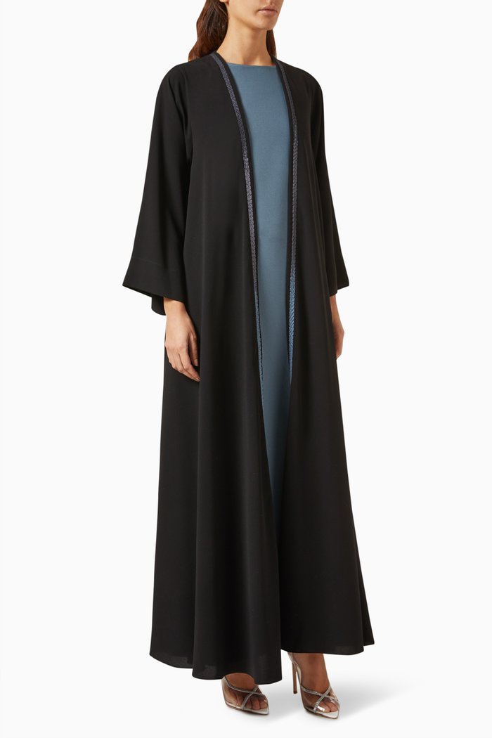 

3-piece Abaya Set, Black