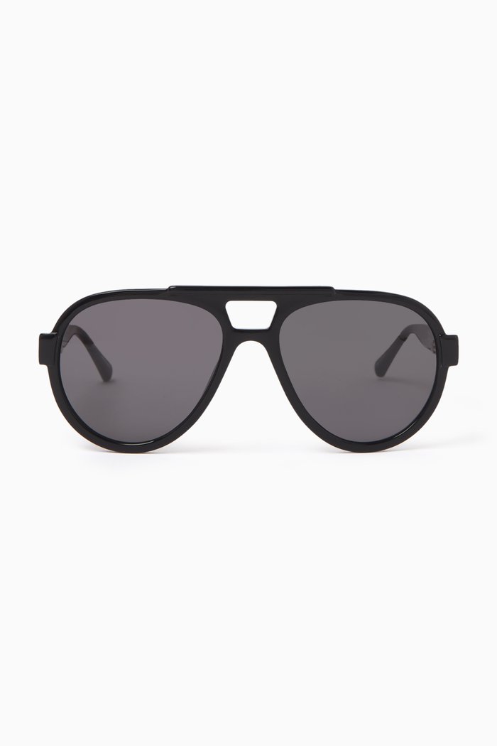 Jurgen Sunglasses in Acetate, Black