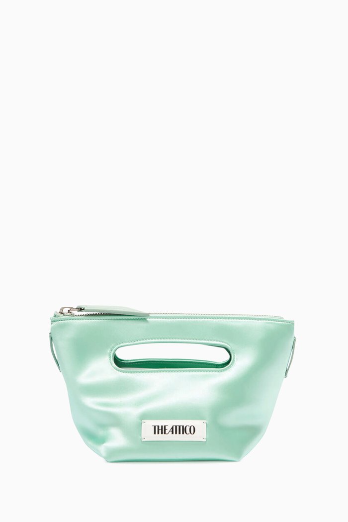 

Via Dei Giardini 15 Tote Bag in Satin, Blue