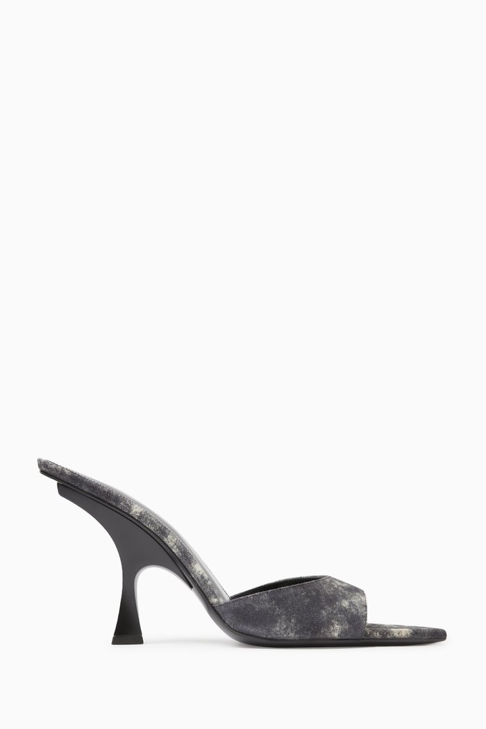 

Ester 95 Mules in Denim, Black