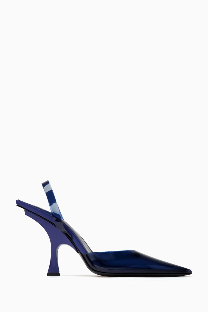 

Ester 95 Slingback Pumps in PVC, Blue