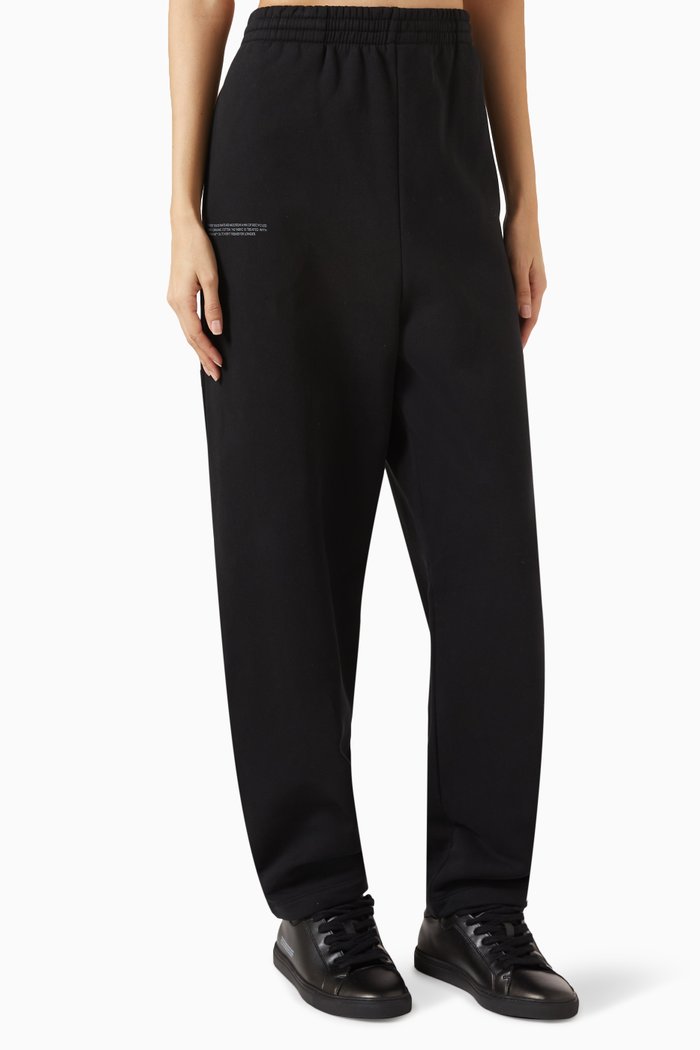 

Unisex 365 Heavyweight Track Pants in Organic Cotton, Black