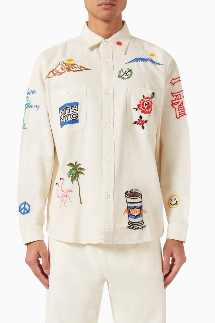 

x Otakara NYC Apollo Shirt in Denim, Neutral
