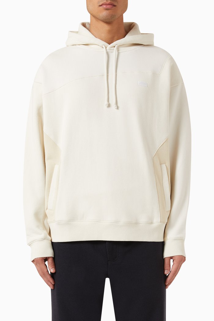 

Colour-block Madison Hoodie in Cotton-fleece, Multicolour