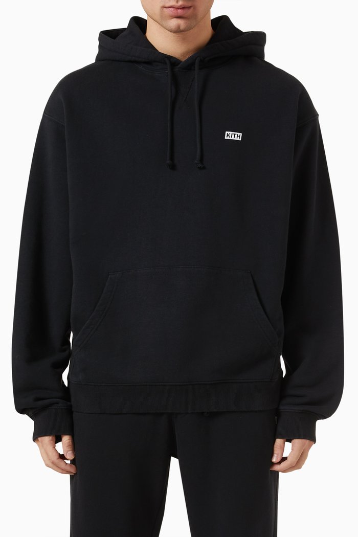 

Williams III Hoodie in Cotton-fleece, Black