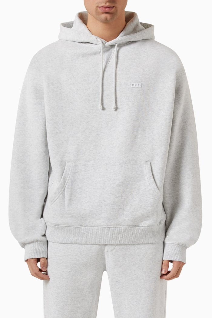 

Williams III Hoodie in Cotton-fleece, Grey