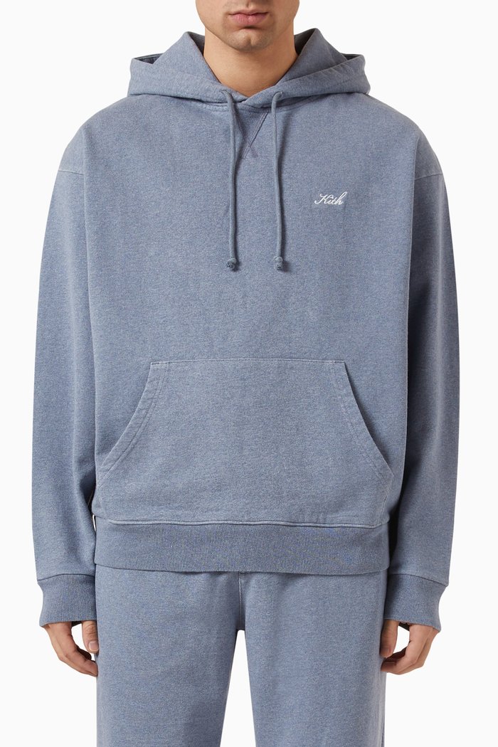 

Williams III Hoodie in Cotton-fleece, Blue