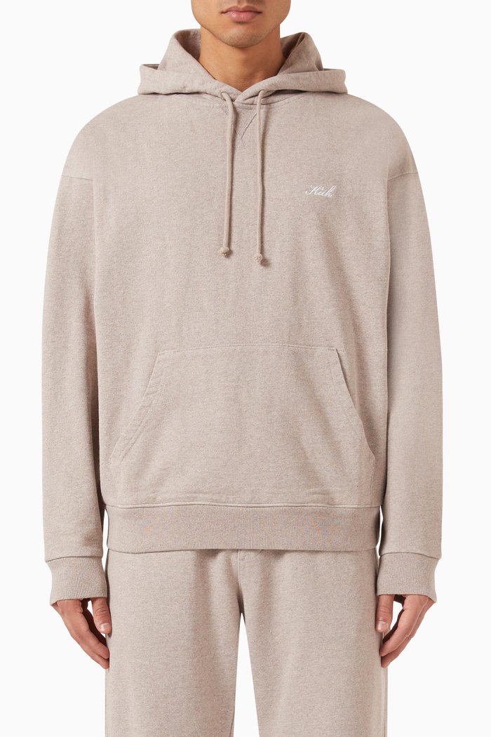 

Williams III Hoodie in Cotton-fleece, Brown