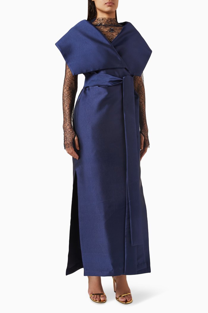 

Amara Set in Taffeta, Blue
