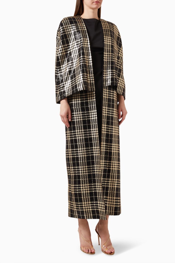 

Clara Abaya and Dress Set, Black
