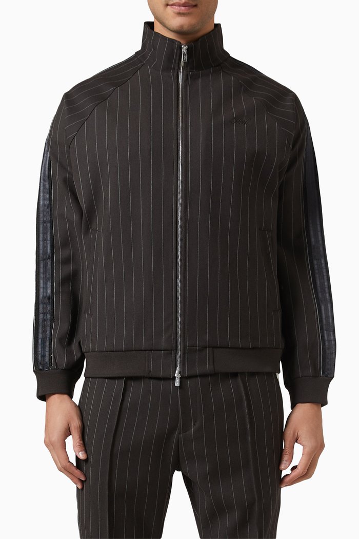 

Clifton Track Jacket in. Stretch Double-weave Fabric, Multicolour