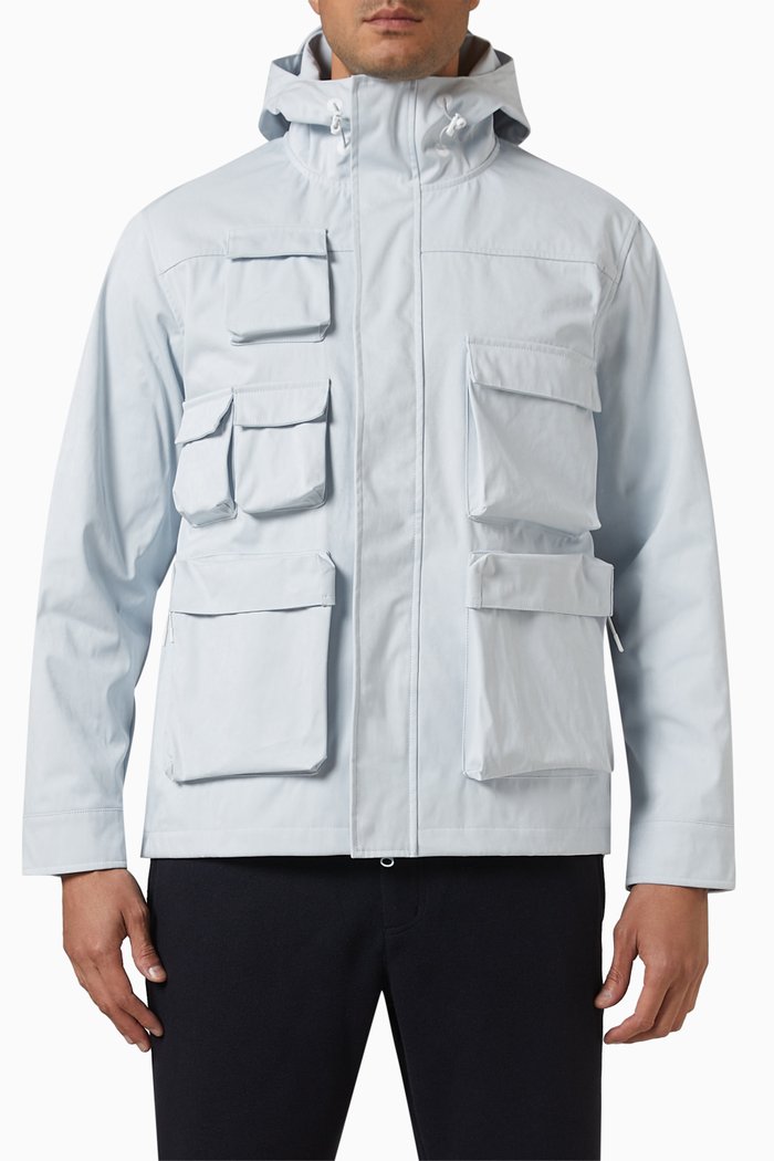

Madison III Jacket in Nylon-blend Jersey, Blue