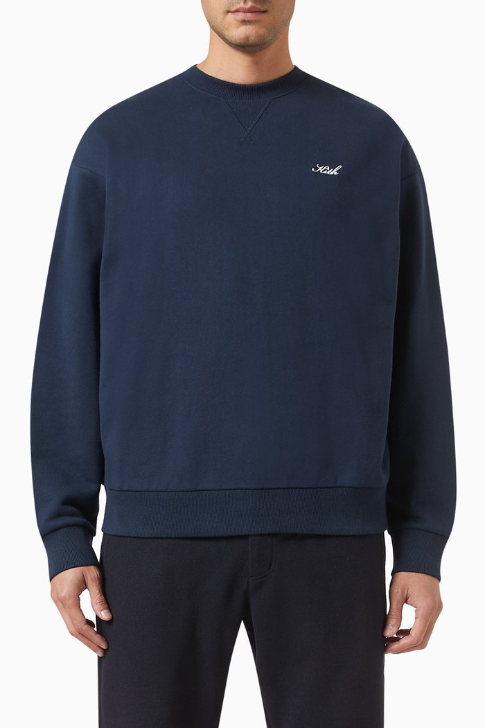 

Paisley Nelson Crewneck Sweatshirt in Cotton-fleece, Blue