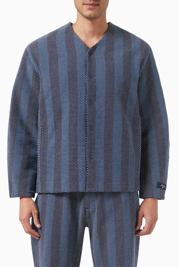 

Indigo Stitch Winfield Quilted Liner Jacket, Blue