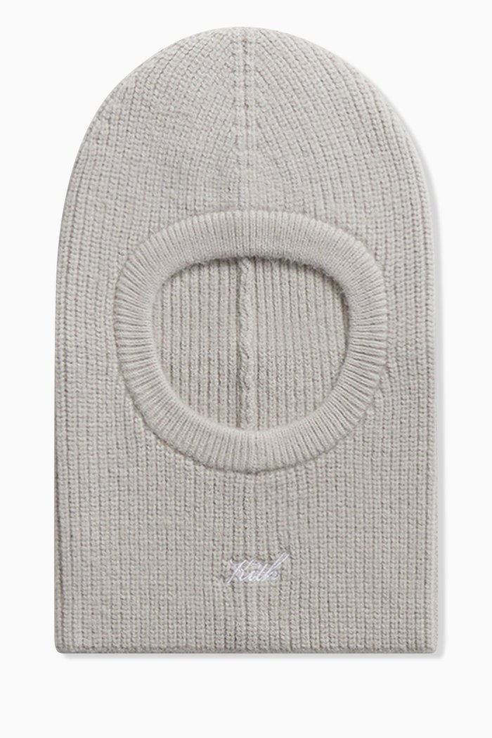 

Humboldt Balaclava in Wool-blend Knit, Neutral
