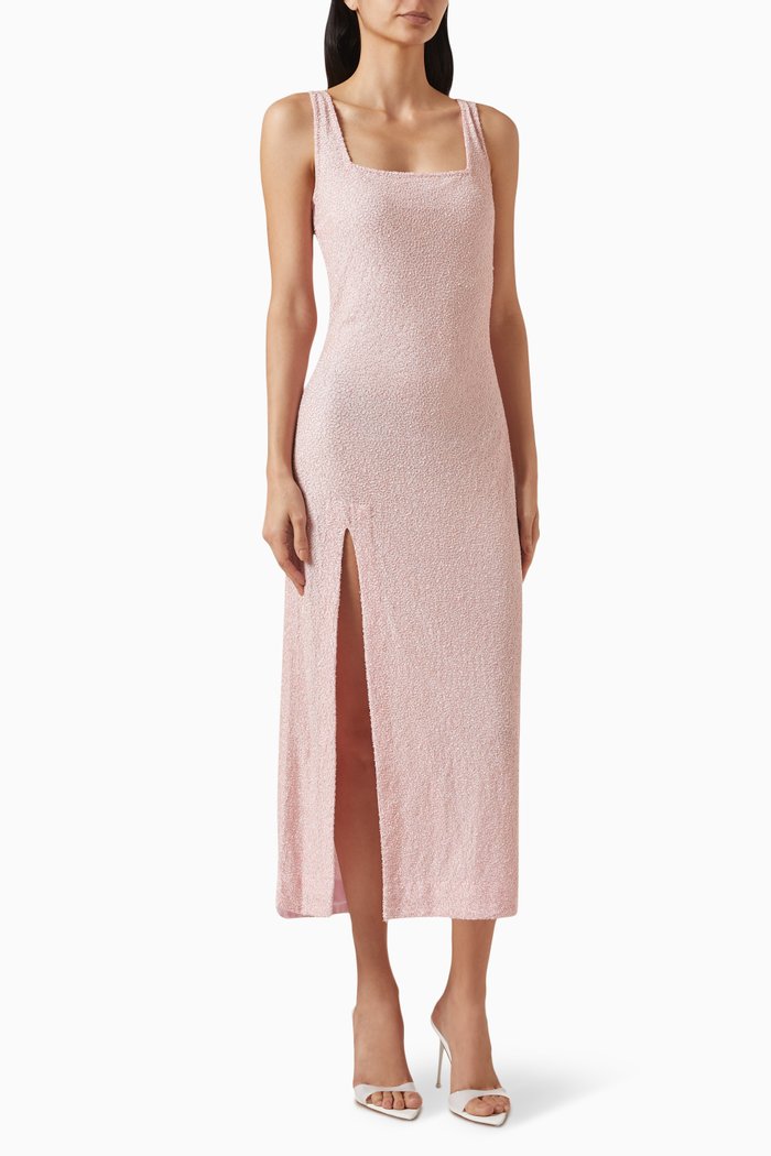 

Le Sable Embellished Midi Dress, Purple