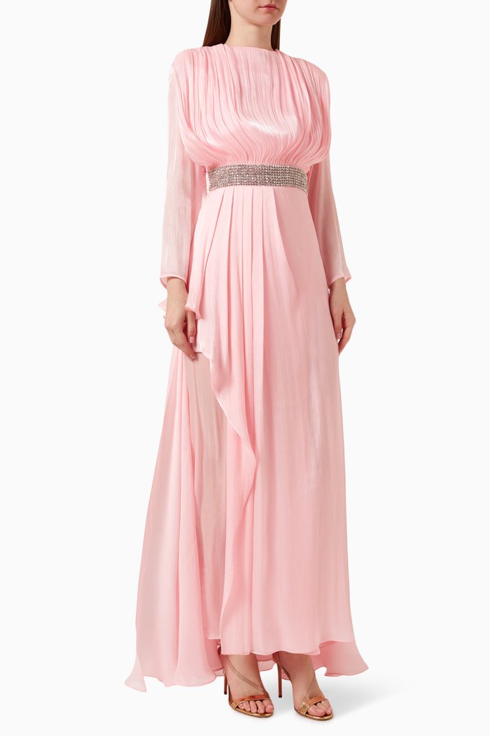

Belted Gown, Pink