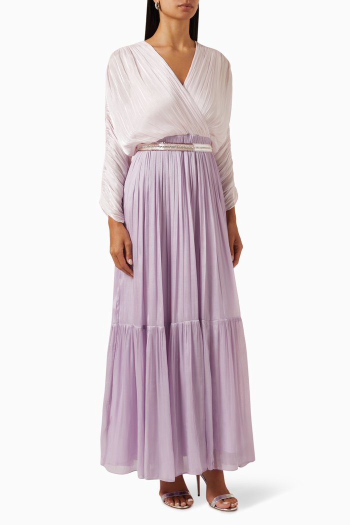 

Belted Dress, Purple