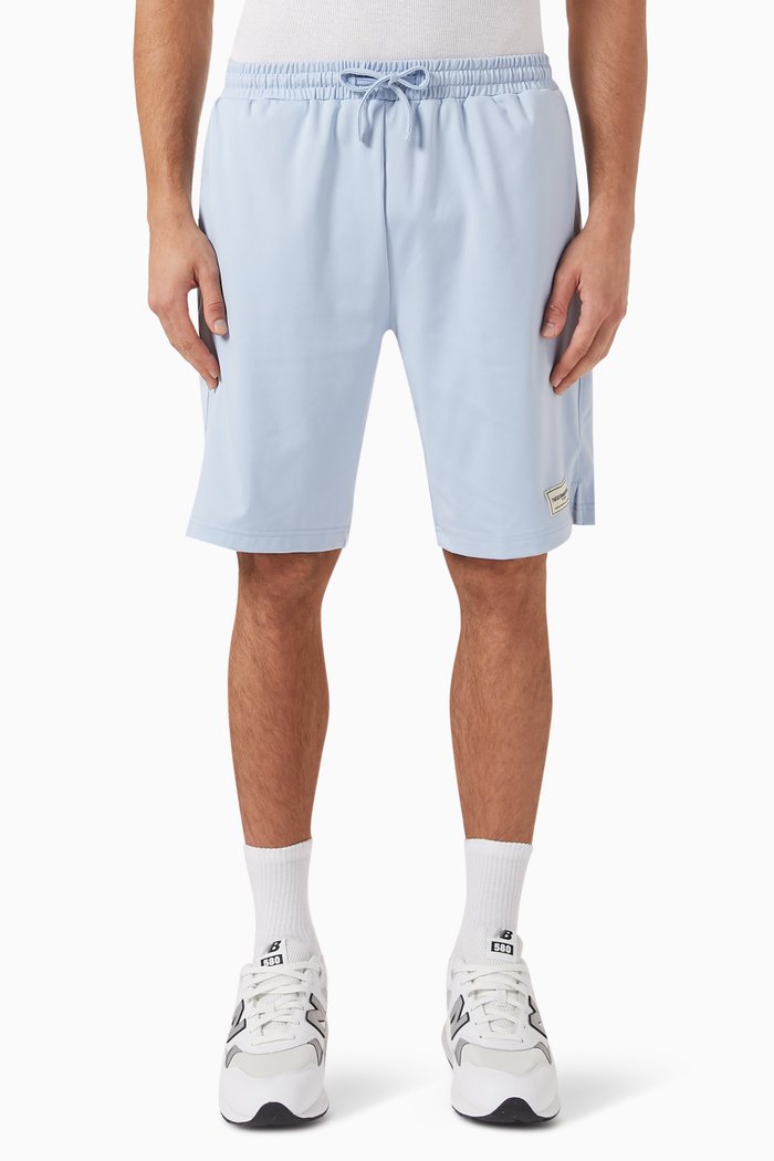 

Single-layer 10" Shorts in Light Softskin100©, Blue