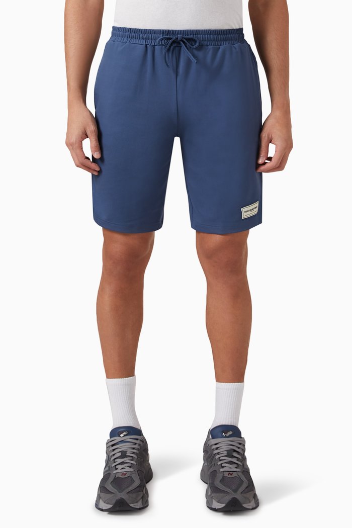

Single-layer 10" Shorts in Light Softskin100©, Blue