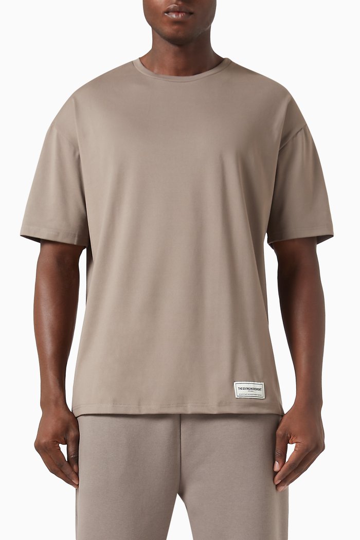 

Oversized T-Shirt in Light Softskin100©, Neutral