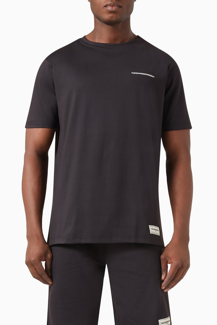 

Regular-fit T-shirt in Light Softskin100©, Black