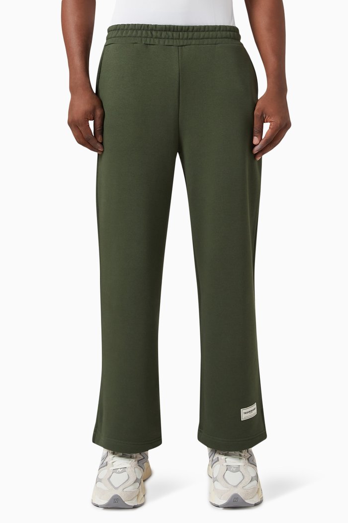 

Wide-leg 28.5" Joggers in Organic Cotton Blend, Neutral
