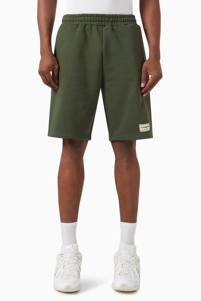 

10" Lounge Shorts in Organic Cotton Blend, Neutral