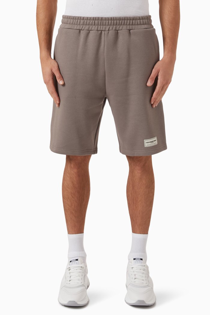 

10" Lounge Shorts in Organic Cotton-blend, Neutral