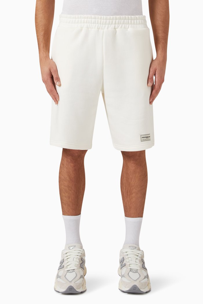 

10" Lounge Shorts in Organic Cotton-blend, Neutral