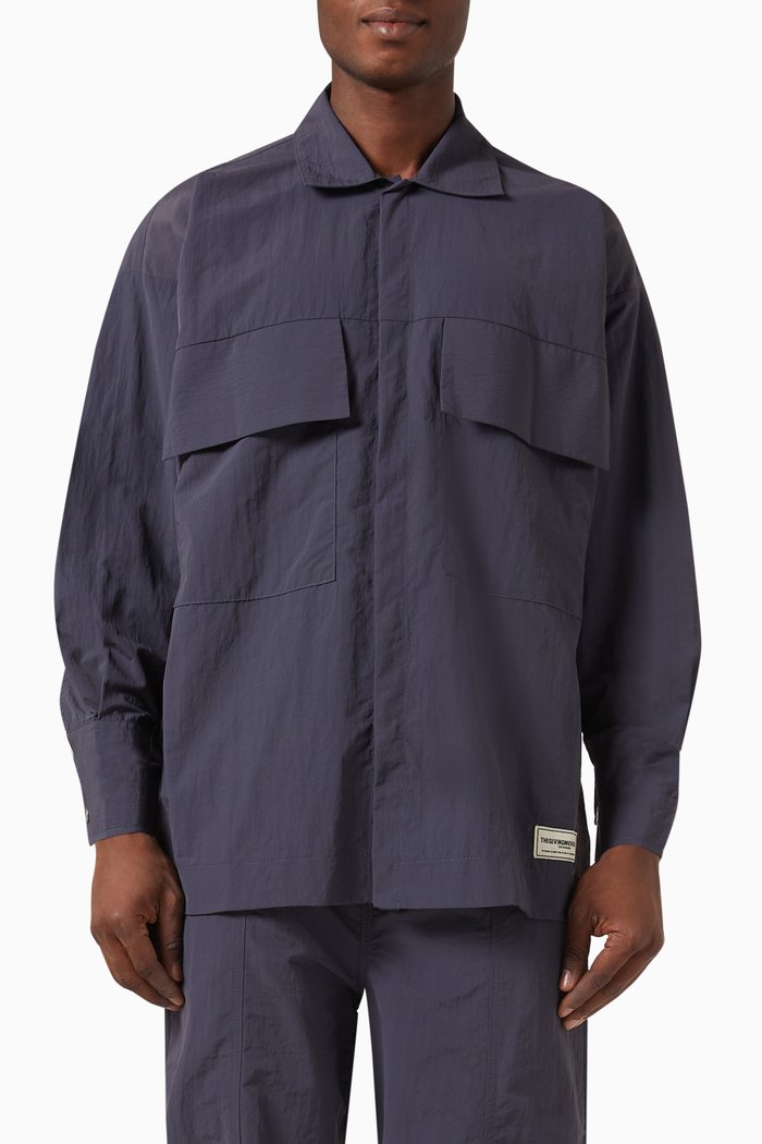 

Shacket in RE-SHELL100©, Grey