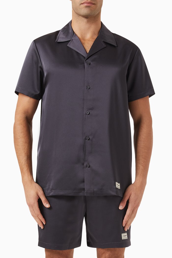 

Shirt in SATIN100©, Grey