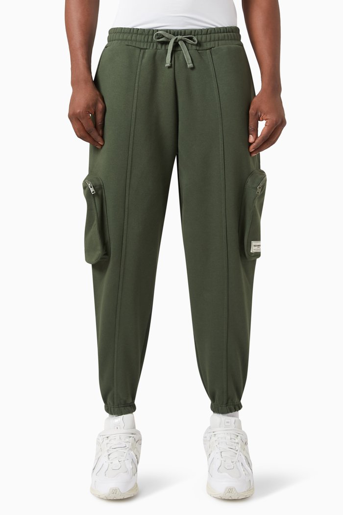 

Cargo Joggers in Organic Cotton Blend, Neutral