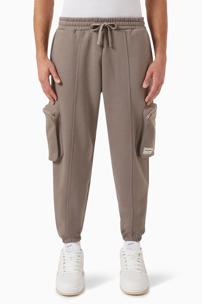 

Cargo Joggers in Organic Cotton Blend, Neutral