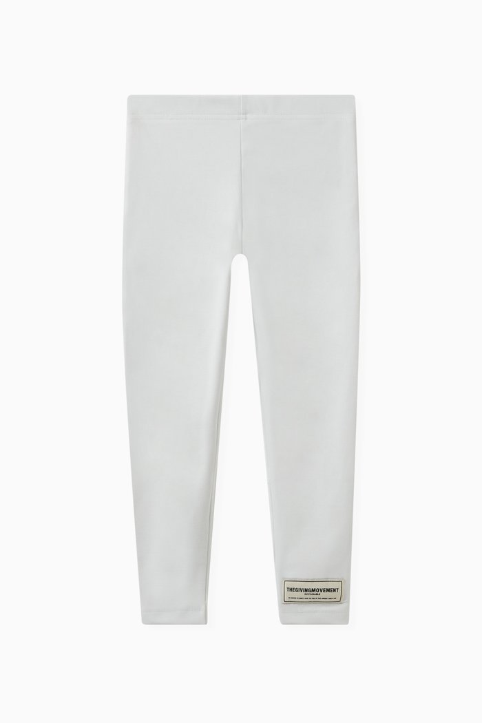 

Logo Leggings in Recycled Softskin100©, Grey