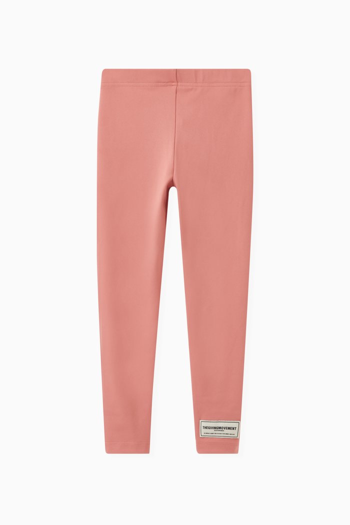 

Logo Leggings in Recycled Softskin100©, Pink