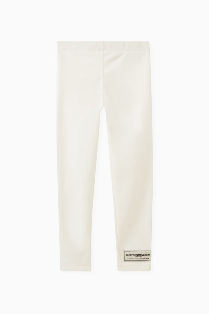 

Logo Leggings in Recycled Softskin100©, Neutral