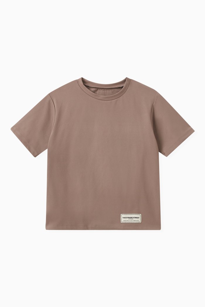 

Regular-fit Logo T-shirt in Recycled Softskin100©, Neutral
