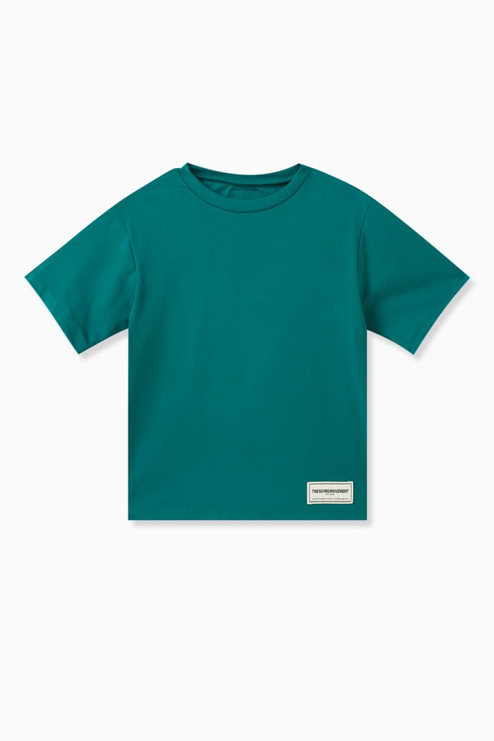 

Regular-fit Logo T-shirt in Recycled Softskin100©, Green