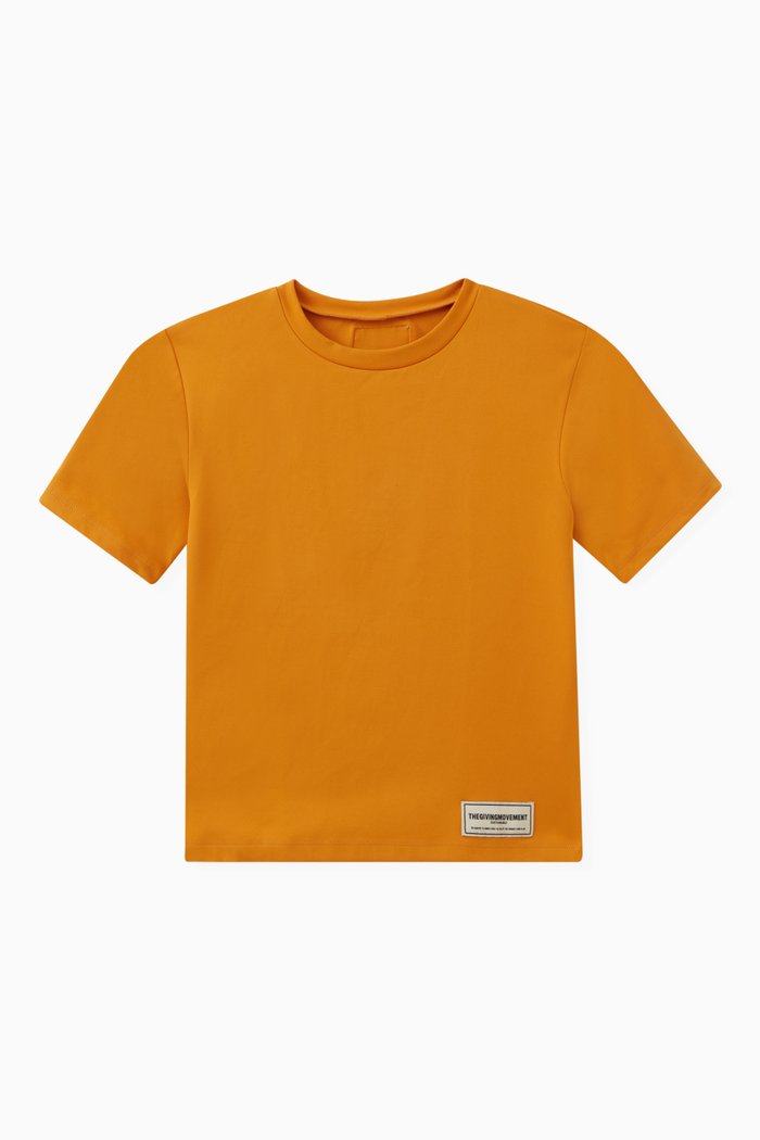 

Regular-fit Logo T-shirt in Recycled Softskin100©, Yellow