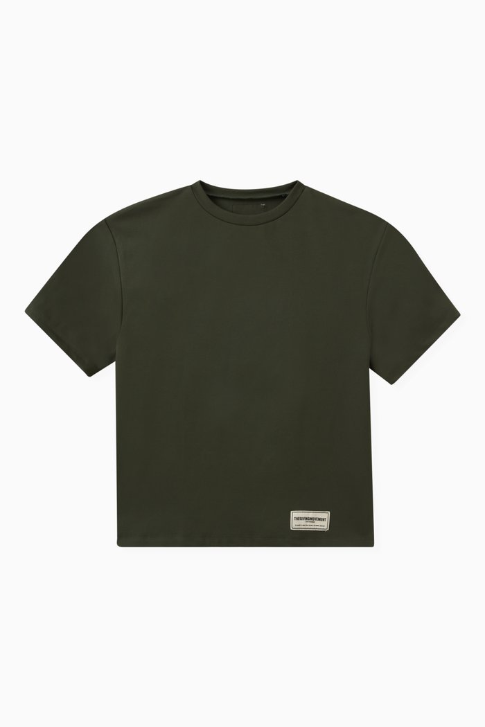 

Oversized Logo T-shirt in Light Softskin100©, Neutral