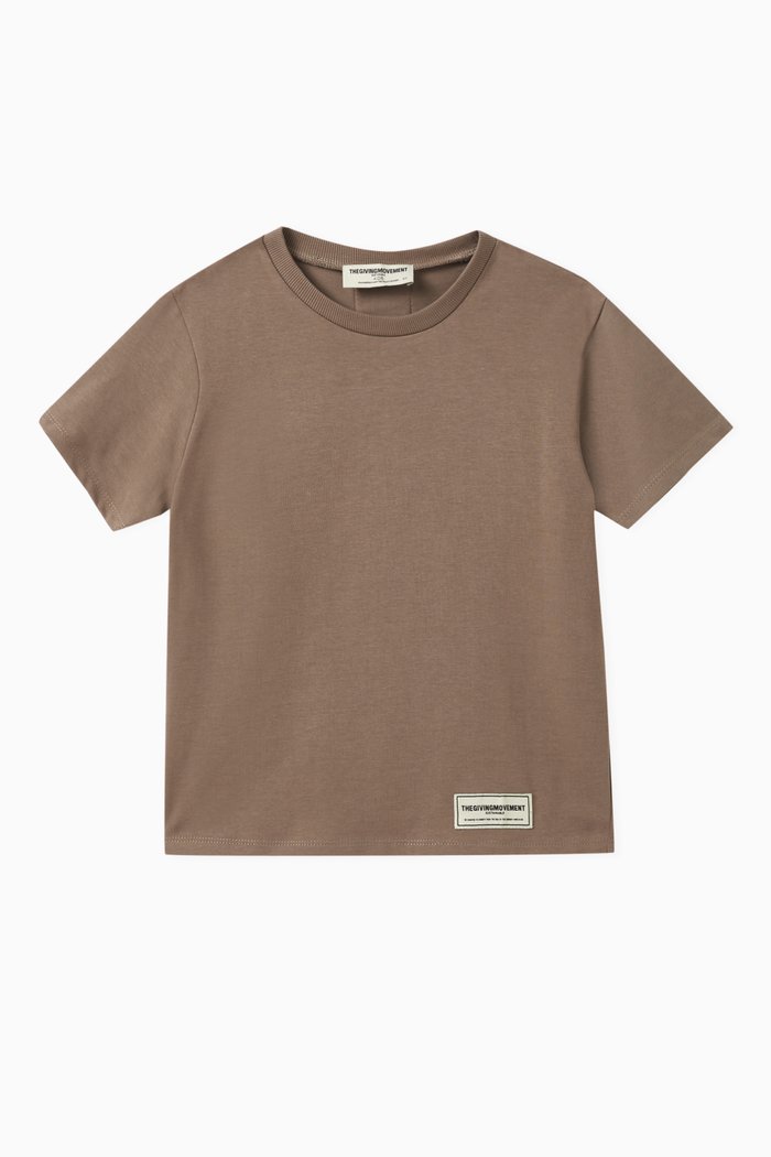 

Reflective Logo-print T-shirt in Cottonsey100©, Neutral