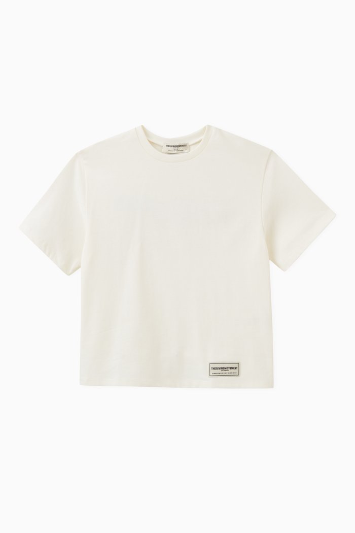 

Kuwait-print Logo T-shirt in Cottonsey100©, Neutral