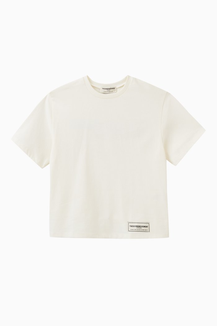 

UAE-print Logo T-shirt in Cottonsey100©, Neutral