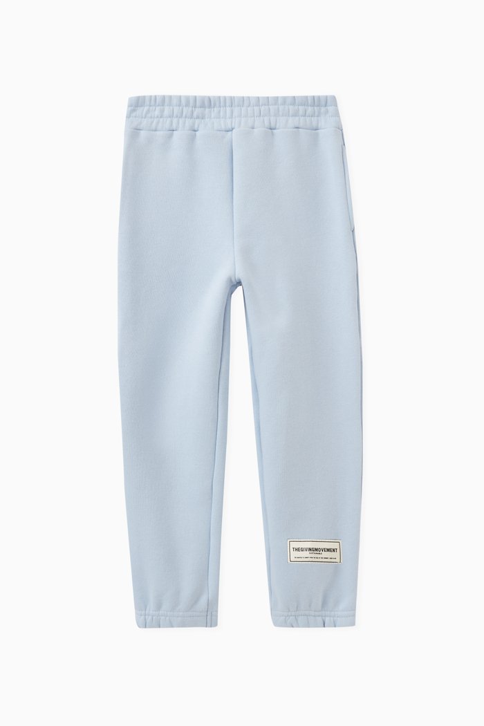 

Logo Joggers in Organic Cotton-blend, Blue